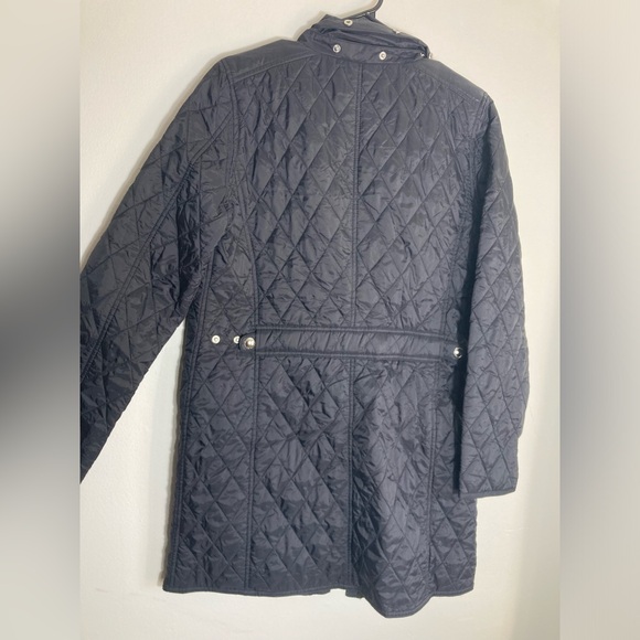Lauren Ralph Lauren Quilted Puffer Jacket Black Size Medium **read - Picture 6 of 8